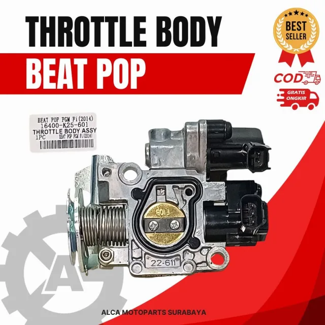 THROTTLE THROTEL BODY ASSY BEAT POP PGM 2014 K25