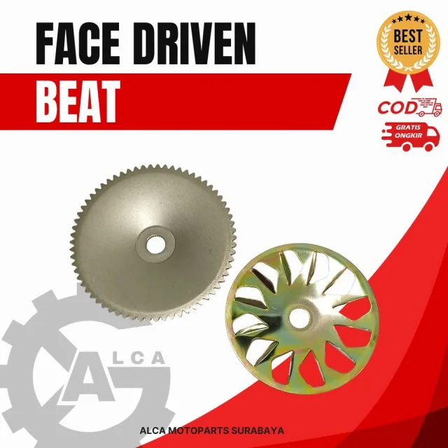 GIGI KIPAS LAWAN RUMAH ROLLER SET ASSY FACE DRIVEN BEAT KARBU / BEAT FI / SCOOPY