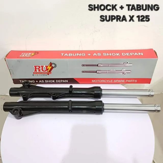 AS SHOCK SKOK DEPAN PLUS TABUNG SUPRA X 125 KARBU