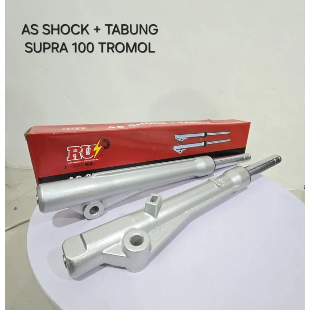 AS SHOCK SKOK DEPAN PLUS TABUNG SUPRA 100 TROMOL