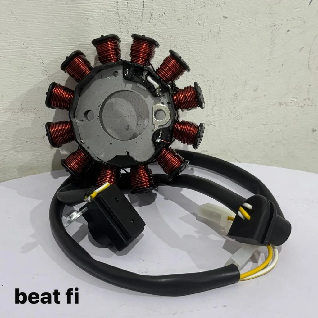 GRADE B SPULL SPUL STATOR ASSY ALUMINIUM BEAT FI F1 STATER KASAR GRADE B