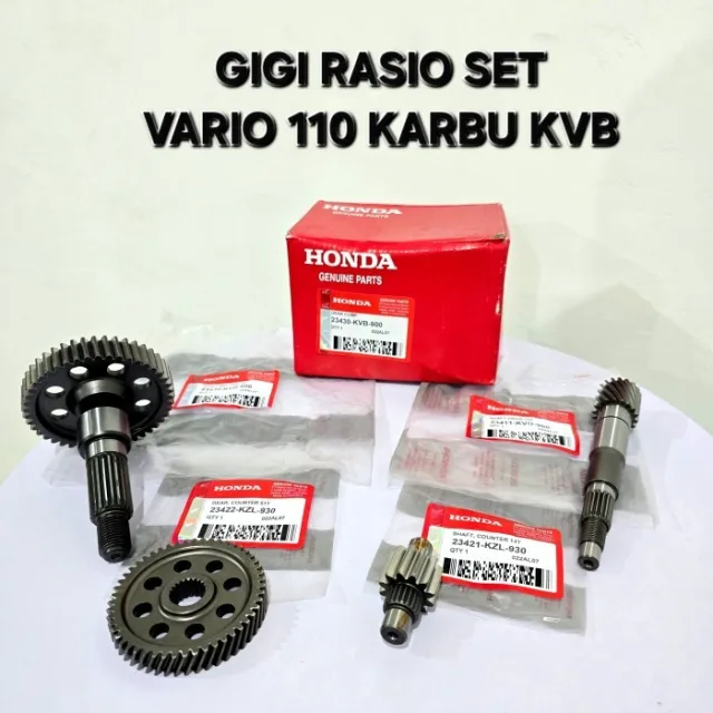 GIGI RASIO GARDAN SET VARIO 110 KARBU LAMA BEAT FI STATER KASAR KVB KZL J1L-1-13