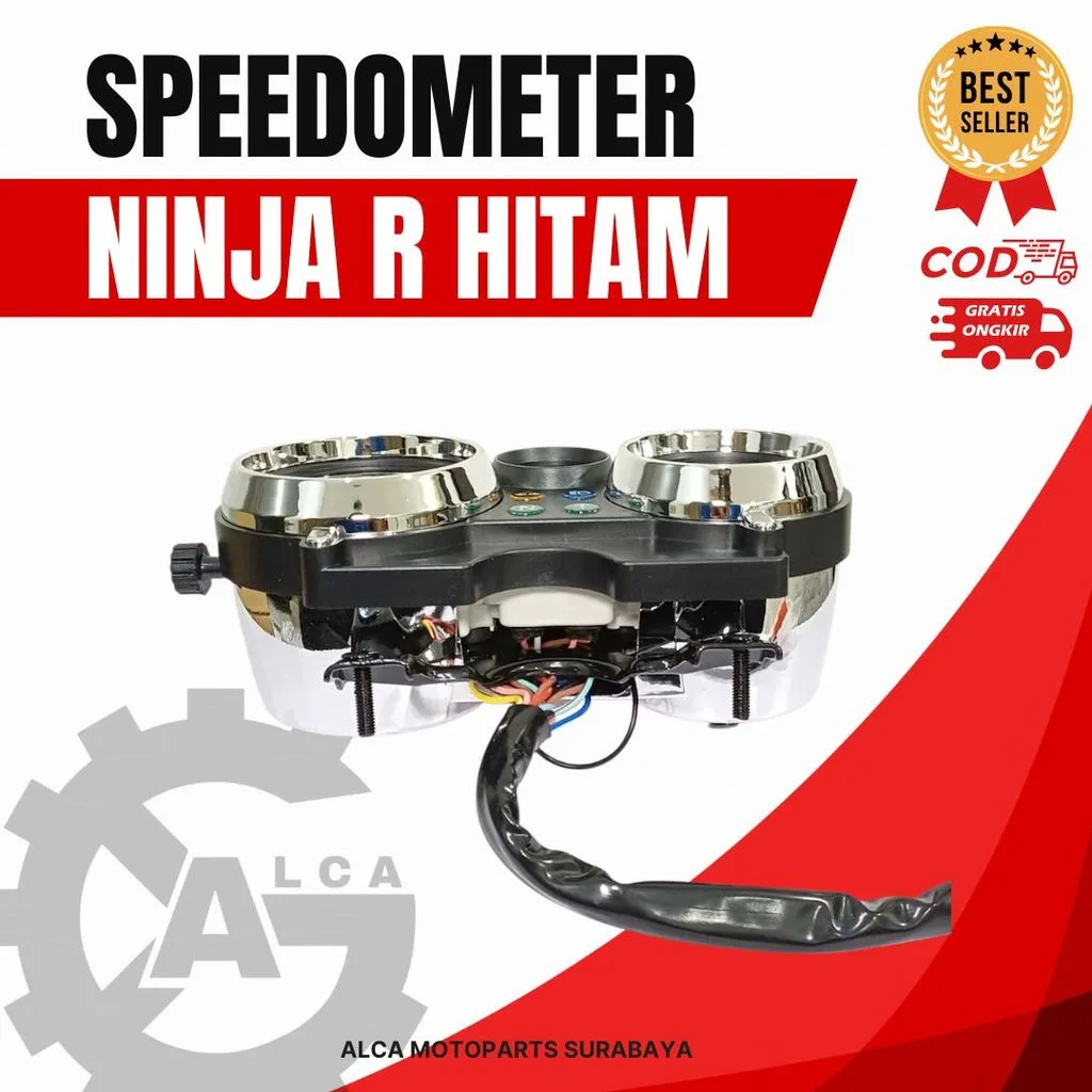 HITAM SPIDO SPEEDO METER SPEEDOMETER MOTOR NINJA R SS HITAM BLACK