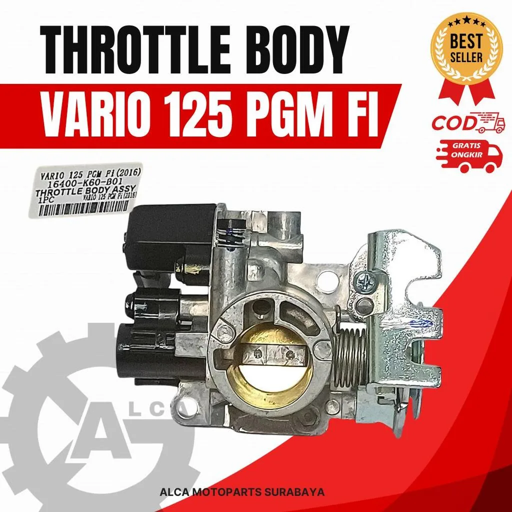 THROTTLE THROTEL BODY ASSY VARIO 125 LED ESP PGM FI 2016 K60