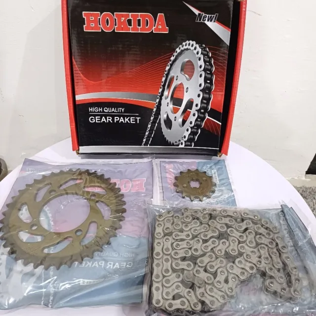 HOKIDA GIR GEAR PAKET SET JUPITER MX NEW 38T 14T 112 HOKIDA