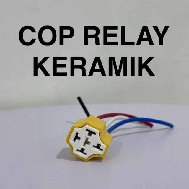 HRG PE 5 BIJI COP SOKET RELAY KERAMIK + KABEL TERMURAH