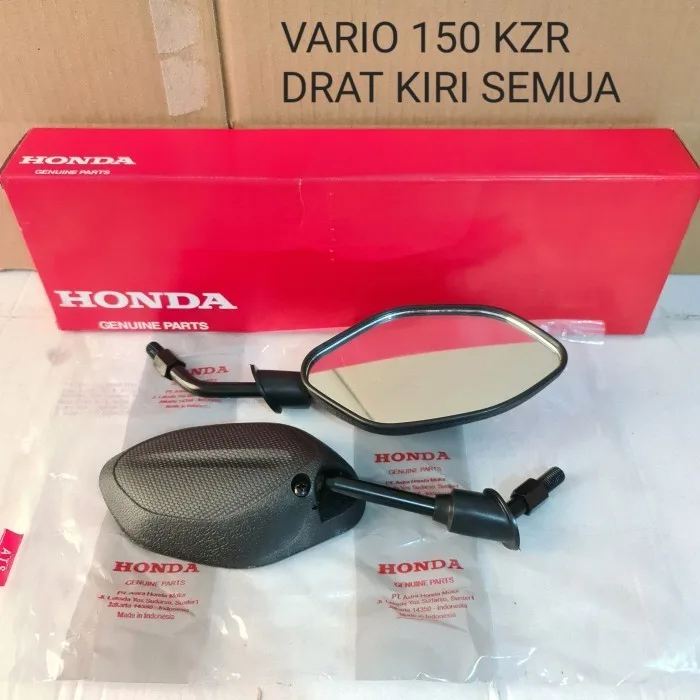 SPION MOTOR VARIO 150 125 DRAT KE KIRI SEMUA KACA CEMBUNG SEPASANG KZR