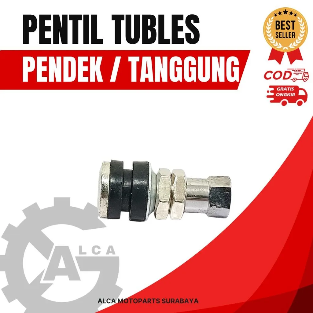 HRG PER 4 BIJI PENTIL BAN TUBELESS TUBLES MOTOR TERMURAH PANJANG PENDEK