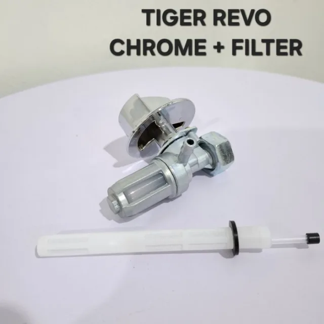 CHROME KERAN KRAN BENSIN TIGER REVO TIGER NEW PLUS FILTER BENSIN CHROME CROM