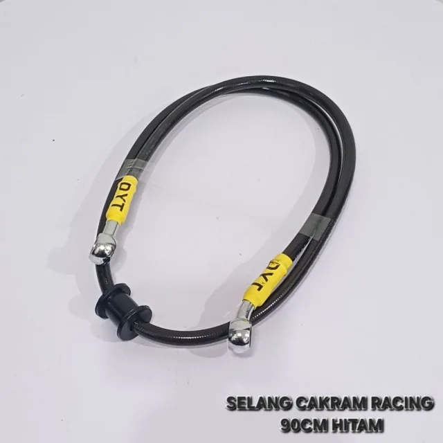 TALI KABEL SELANG REM CAKRAM RACING VARIASI 90 CM 90CM RACING HITAM