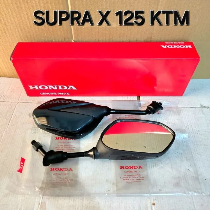 SPION MOTOR SUPRA X 125 KACA CEMBUNG 1 SET KIRI KANAN SEPASANG KTM