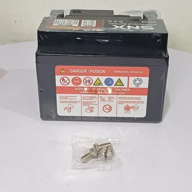 SNX ACCU AKI FULL KERING GTZ5 YTZ5 HTZ5 BARANG IMPORT AIR TERISI SNX