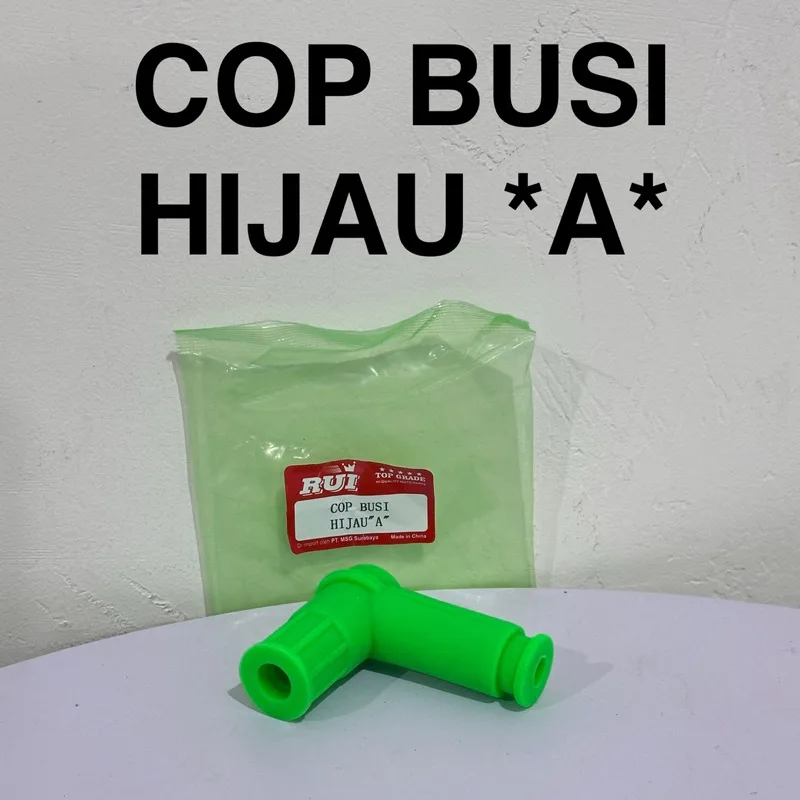 GRADE A TUTUP COP BUSI CANGKLONG BUSI WARNA HIJAU GEMUK TEBAL GRADE A