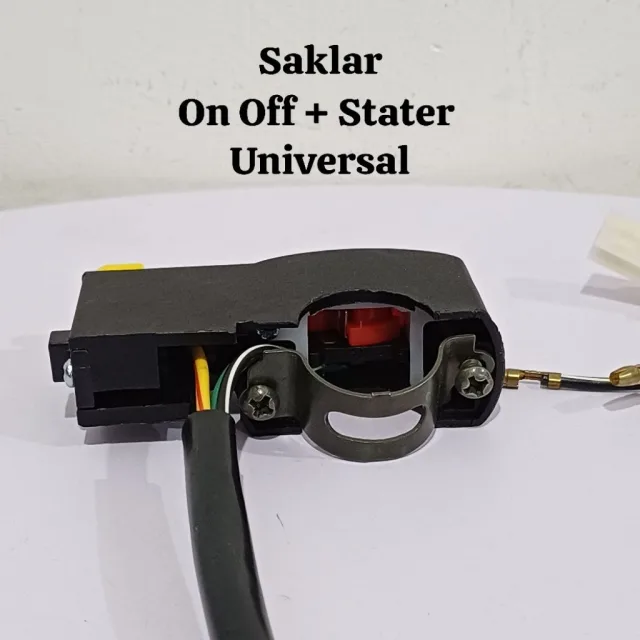 TOMBOL SWITCH SAKLAR UNIVERSAL ON OFF STATER 4 KABEL