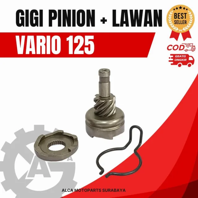 GIGI PINION SELAH LAWAN KICK STATER STARTER VARIO 125 CBS OLD LAMA