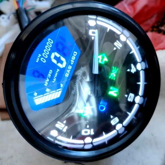 SPIDO SPEEDO METER SPEEDOMETER MOTOR BABON LED DIGITAL PLUS SENSOR