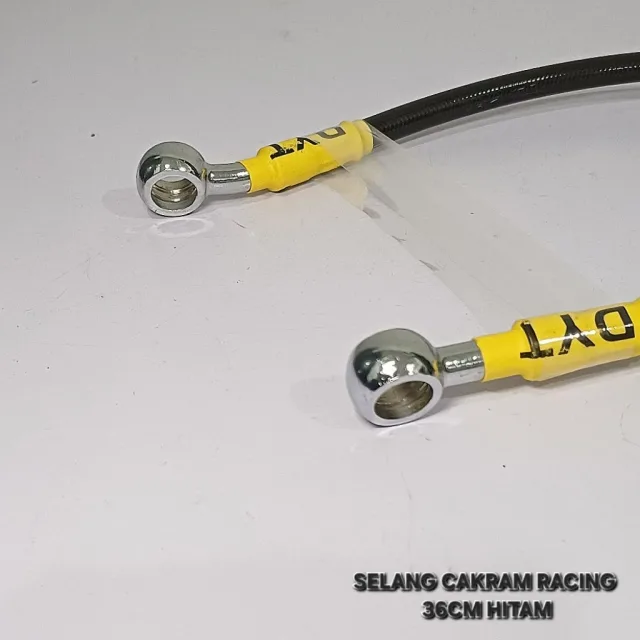 TALI KABEL SELANG REM CAKRAM RACING VARIASI 36 CM 36CM RACING HITAM