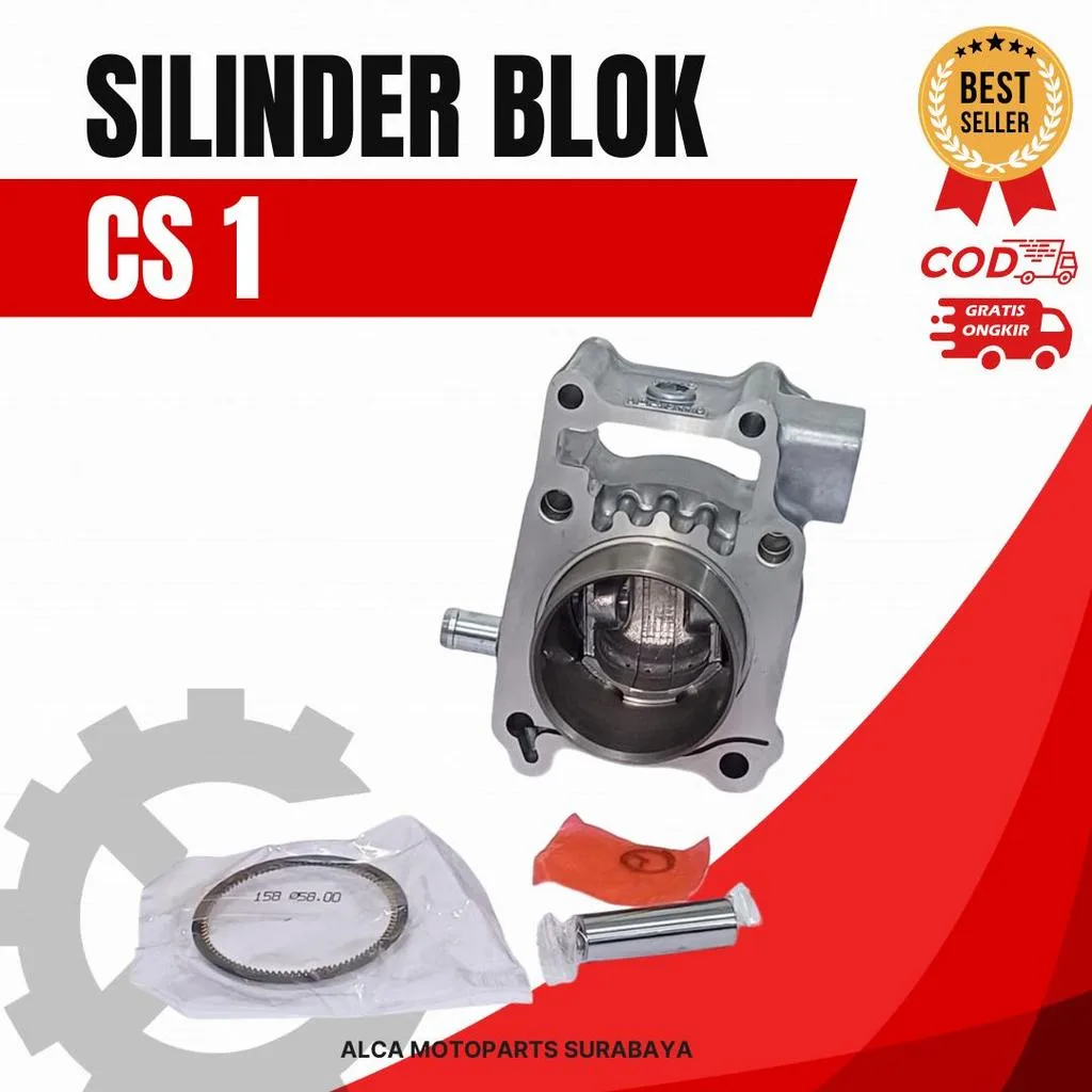 SILINDER BLOK SEHER ASSY SET PISTON CS 1 CS1 CS-1