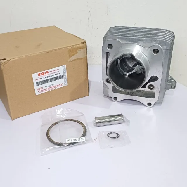 CYLINDER SILINDER BLOK SEHER SET PISTON KIT SATRIA FU 150 B25G