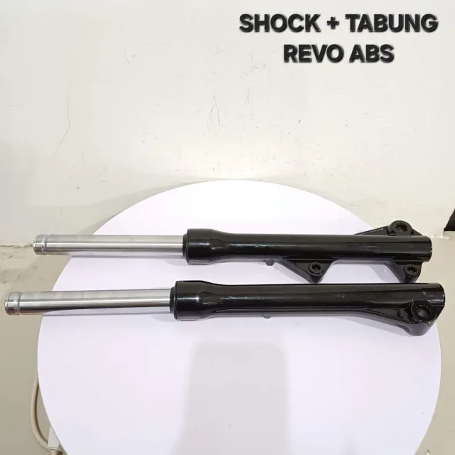 AS SHOCK SKOK DEPAN PLUS TABUNG REVO ABSOLUTE ABS BLADE 110 KARBU