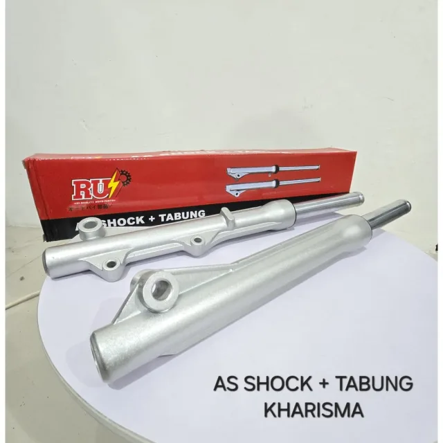 AS SHOCK SKOK DEPAN PLUS TABUNG KHARISMA / SUPRA X125 SILVER