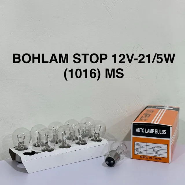 HARGA PER 20 BIJI (2 BOX) DOP BOHLAM BOHLAMP STOP STANDAR DOUBLE 12V - 21/5W