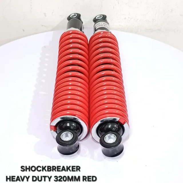 SKOK SHOCKBREAKER SHOCK BREAKER BELAKANG HEAVY DUTY 320 MM 320MM HEAVY DUTY RED MERAH