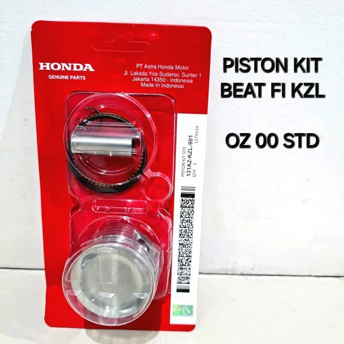 PISTON KIT BEAT FI F1 STATER KASAR STD 00 KZL