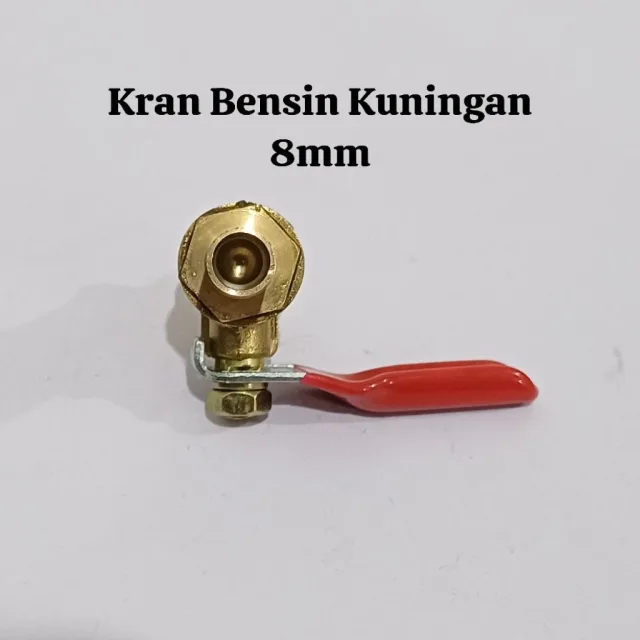 KRAN KERAN BENSIN KUNINGAN UNIVERSAL 1/4 8MM