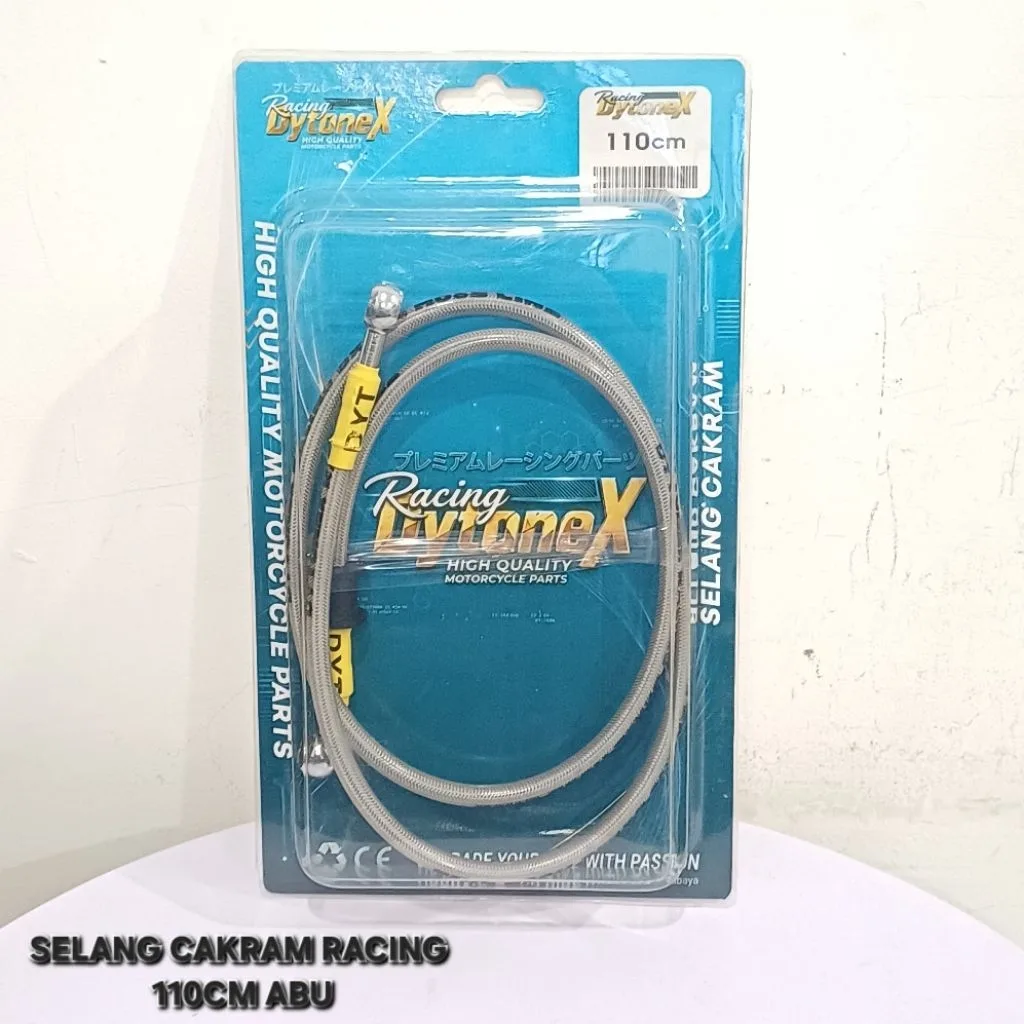 TALI KABEL SELANG REM CAKRAM RACING VARIASI 110 CM 110CM RACING ABU ABU