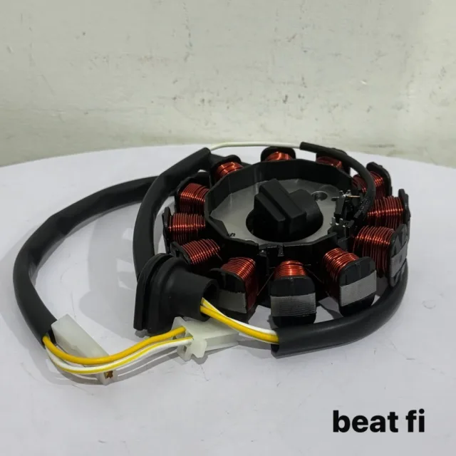 GRADE B SPULL SPUL STATOR ASSY ALUMINIUM BEAT FI F1 STATER KASAR GRADE B