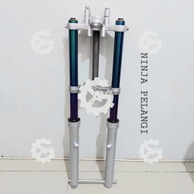 AS SHOCK SKOK SHOCKBREAKER DEPAN ASSY UP SIDE DOWN NINJA 150 RAINBOW