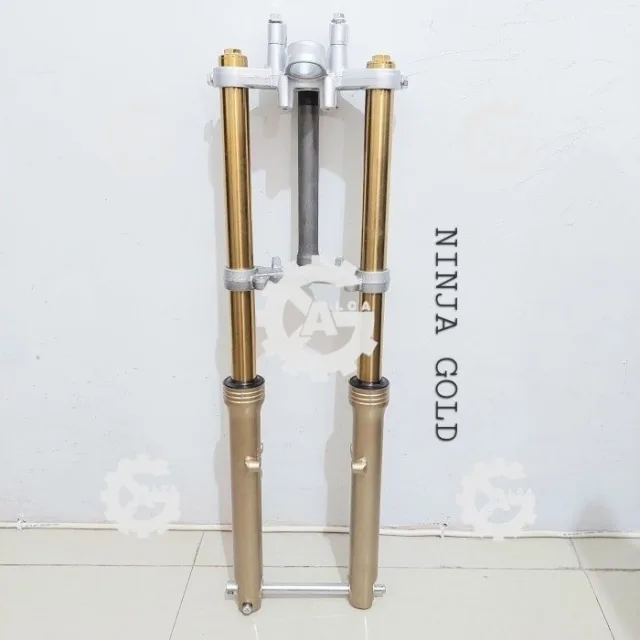 AS SHOCK SKOK SHOCKBREAKER DEPAN ASSY UP SIDE DOWN NINJA 150 GOLD