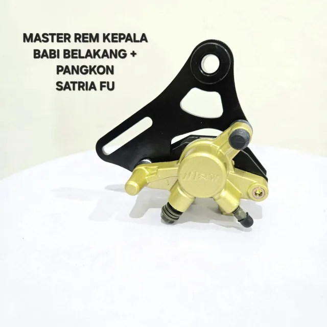 MASTER REM BAWAH KALIPER ASSY BELAKANG KEPALA BABI SATRIA FU 150 + PANGKON