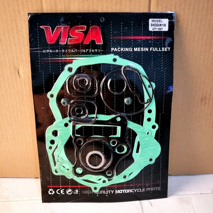 PACKING PAKING GASKET MESIN FULL SET FULLSET SHOGUN 125