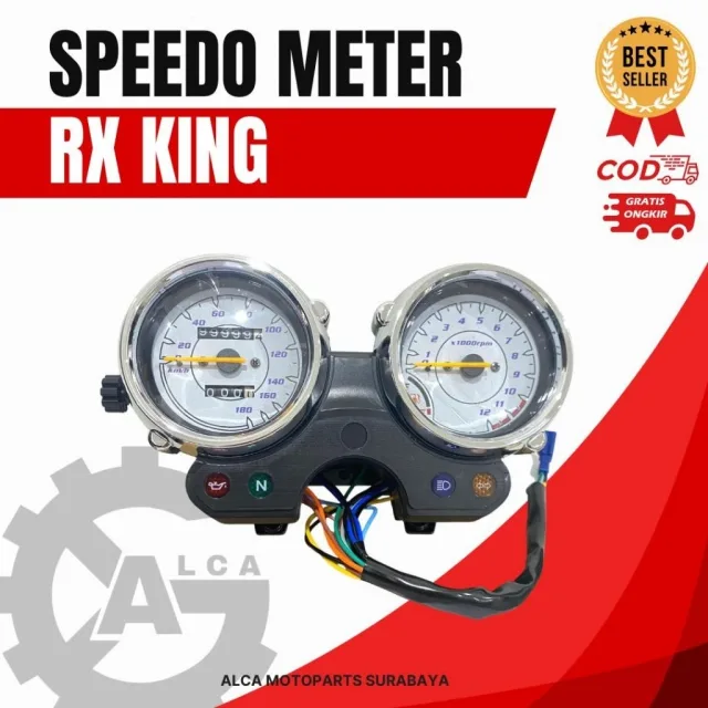SPIDO SPEEDO METER SPEEDOMETER ASSY RX KING RXKING NEW 2008 PUTIH