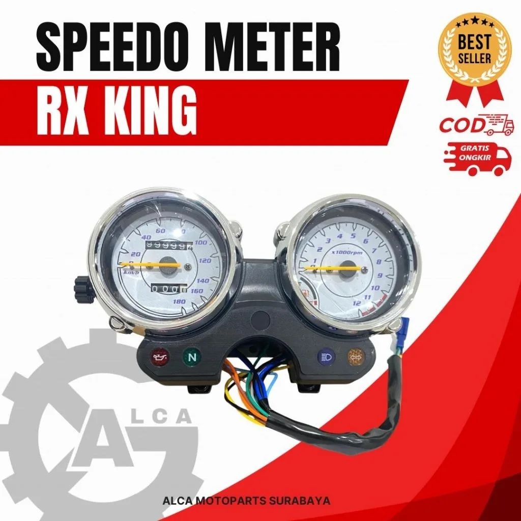 SPIDO SPEEDO METER SPEEDOMETER ASSY RX KING RXKING NEW 2008 PUTIH