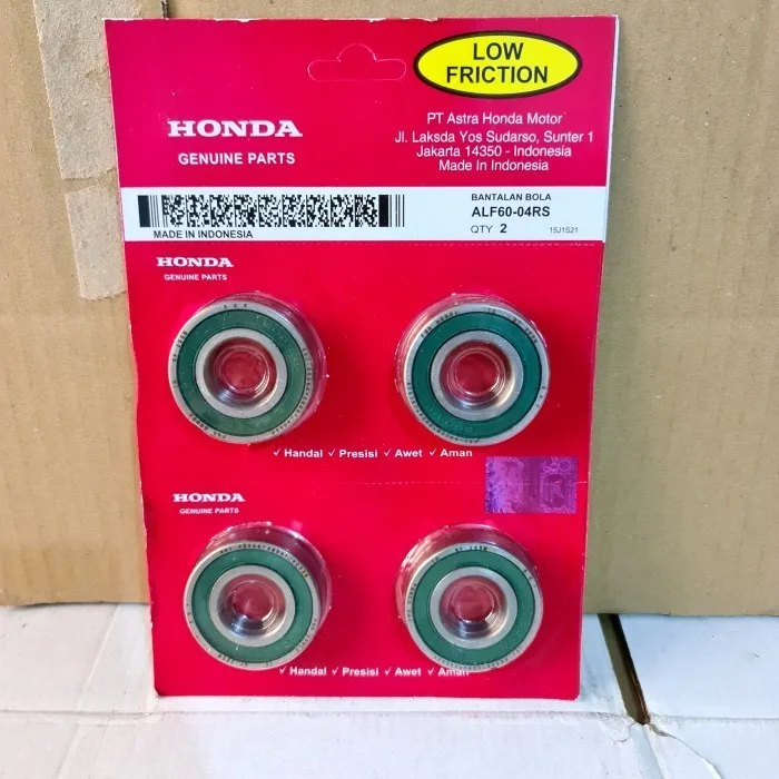 ISI 4 PC LAHER BANTALAN RODA BEARING PRESS HONDA 6004 RS PER RENTENG ISI 4 PCS