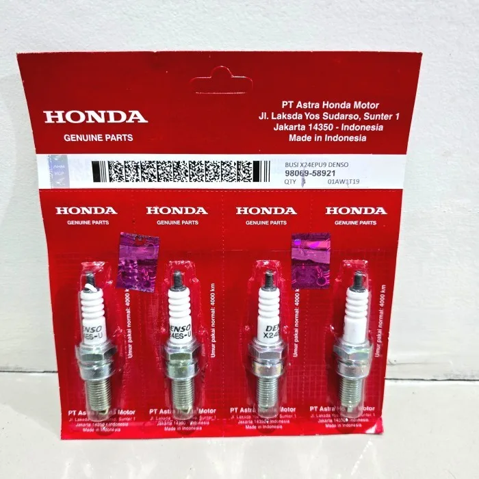 ISI 4 PC BUSI X24 X24EPU9 DENSO HONDA GL PRO MAX TIGER MEGAPRO