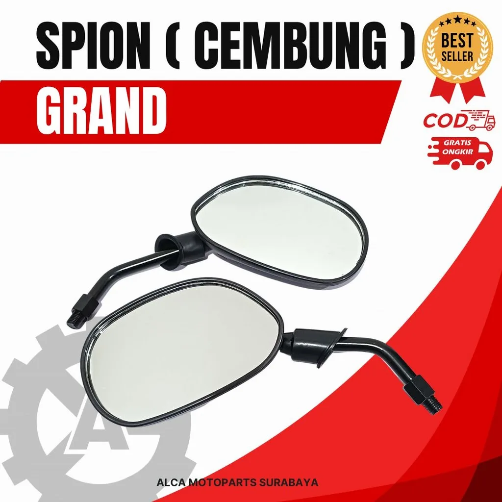 SPION MOTOR CKD STANDAR KACA CEMBUNG HONDA GRAND 1 SET KIRI KANAN