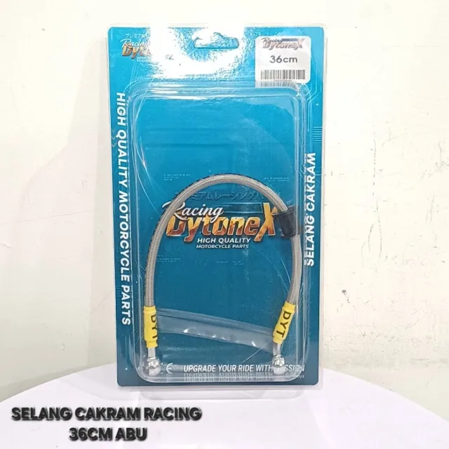 TALI KABEL SELANG REM CAKRAM RACING VARIASI 36 CM 36CM RACING ABU ABU