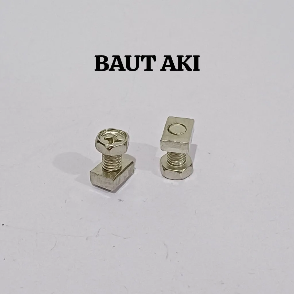 HARGA 10 SET BAUT MUR AKI ACCU SET PER 10 SET