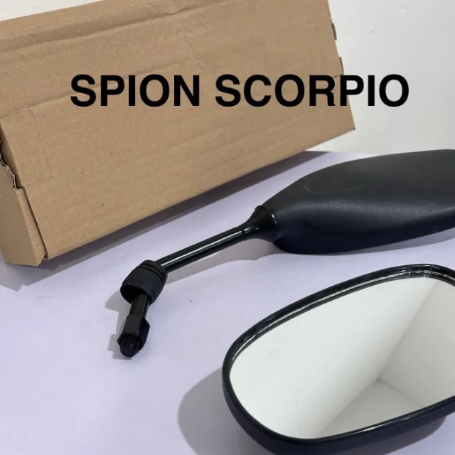 SPION MOTOR CKD STANDAR KACA CEMBUNG SCORPIO 1 SET KIRI KANAN