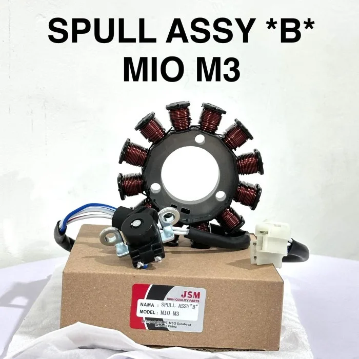 GRADE B SPULL SPUL STATOR ASSY ALUMINIUM MIO M3 GRADE B