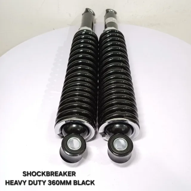 SKOK SHOCKBREAKER SHOCK BREAKER BELAKANG HEAVY DUTY 360 MM 360MM HEAVY DUTY BLACK HITAM