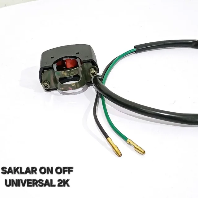 TOMBOL SAKLAR SWITCH UNIVERSAL ON OFF 2 KABEL