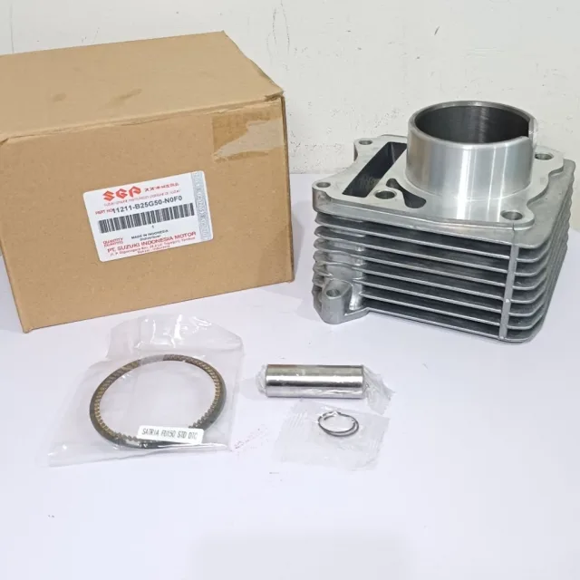 CYLINDER SILINDER BLOK SEHER SET PISTON KIT SATRIA FU 150 B25G