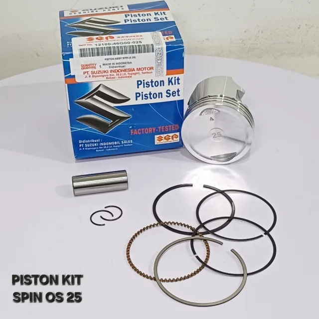 PISTON SEHER KIT SET RING PEN PISTON SPIN 125 OS 25 0.25 46G00