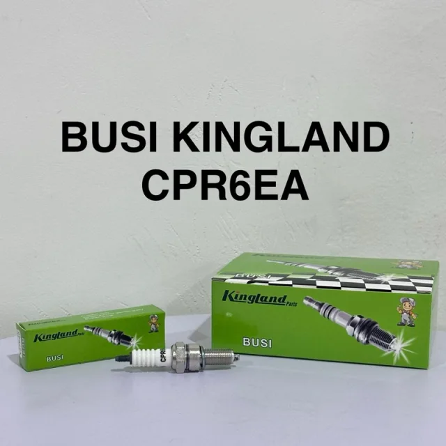 HRG PER 10 BIJI BUSI KINGLAND CPR6EA KHARISMA SUPRA X 125  BEAT JUPITER MX VARIO PER KOTAK ISI 10 PCS