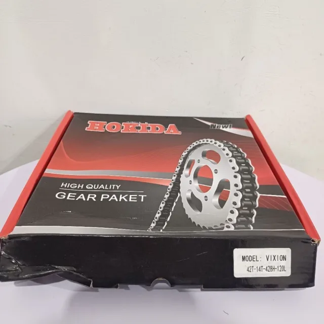 HOKIDA GIR GEAR PAKET SET VIXION OLD LAMA 42T 14T 120 HOKIDA